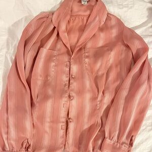 NICOLA Blush Pink Blouse